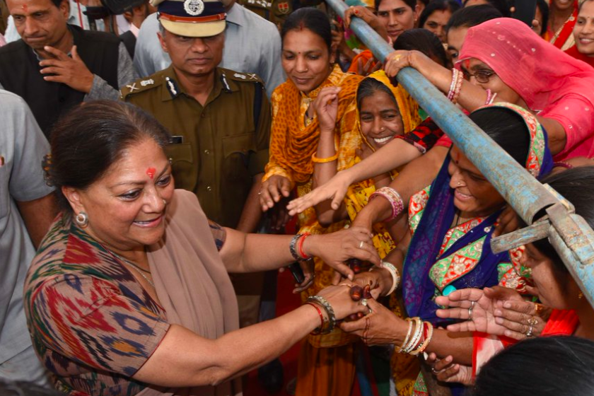 Twitter/Vasundhra raje