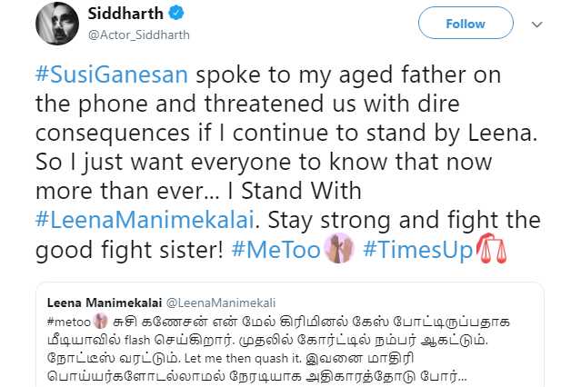 Twitter/@Actor_Siddharth