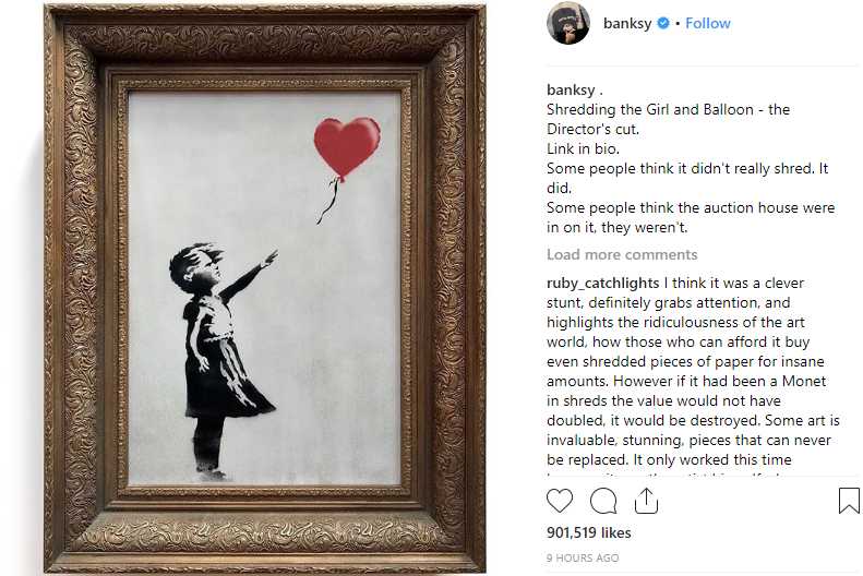 Instagram/@banksy