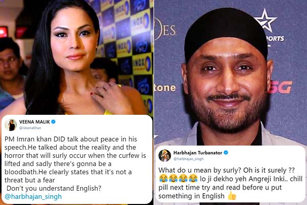 Harbhajan Singh Mocks Pak Actress Veena Malik