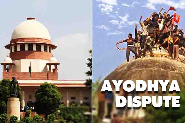 Last day of hearing on Ayodhya dispute Last day of hearing on Ayodhya dispute