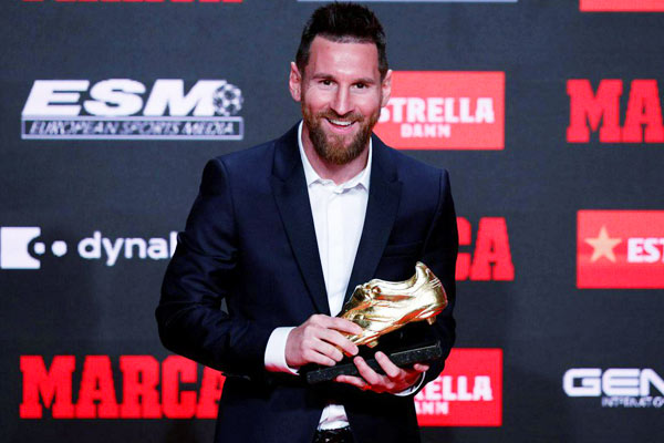 Messi Wins Golden Shoe Award Messi Wins Golden Shoe Award