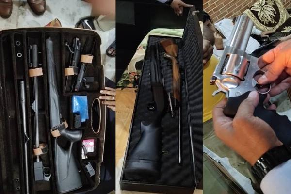 Raid in Mukhtar's bungalow and weapons worth crores recovered Raid in Mukhtar's bungalow and weapons worth crores recovered