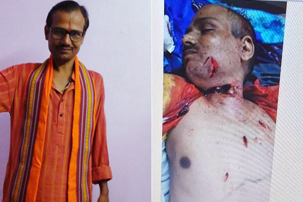 Hindu Samaj Party leader Kamlesh Tiwari strangled to Murdered Hindu Samaj Party leader Kamlesh Tiwari strangled to Murdered