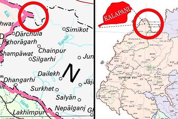 Nepal's objection to new map of India Told Kalapani his share Nepal's objection to new map of India Told Kalapani his share