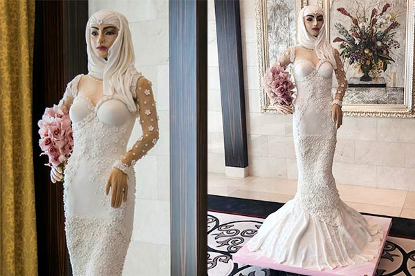 The world's most expensive cake made of woman's shape became a matter of discussion The world's most expensive cake made of woman's shape became a matter of discussion
