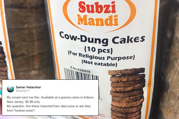 Cow Dung Cakes being sold in America for Rs.214 Cow Dung Cakes being sold in America for Rs.214