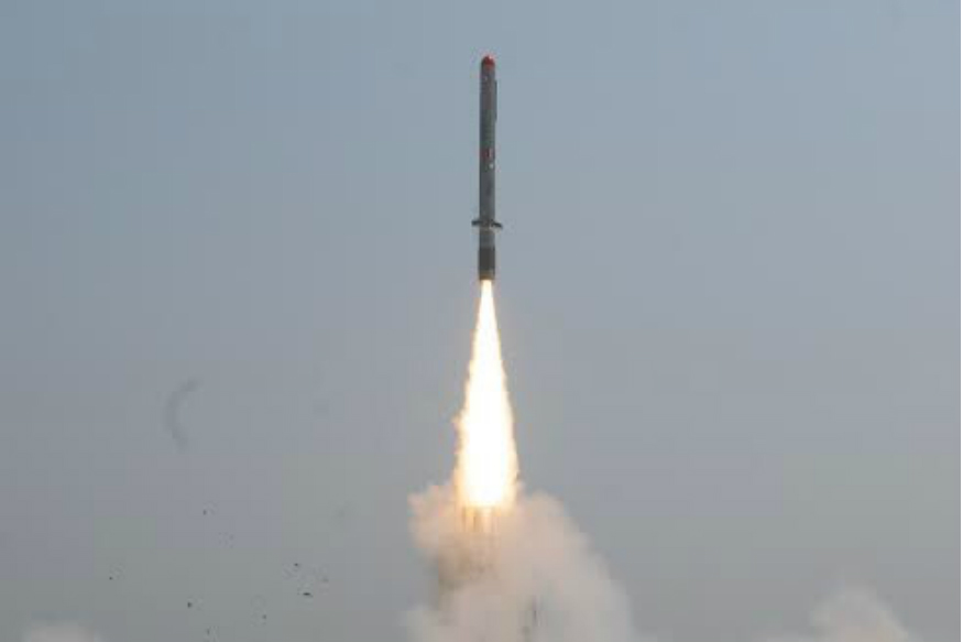Indigenously developed Prithvi-2 missile successfully test-fired Indigenously developed Prithvi-2 missile successfully test-fired