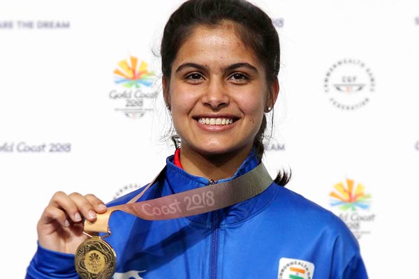 Manu Bhaker wins gold in 10 metre Air Pistol Manu Bhaker wins gold in 10 metre Air Pistol