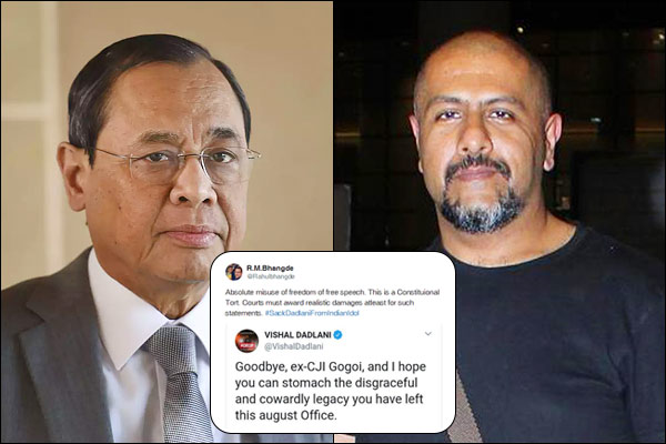 Vishal Dudlani's tweet on CJI Gogoi was expensive Vishal Dudlani's tweet on CJI Gogoi was expensive