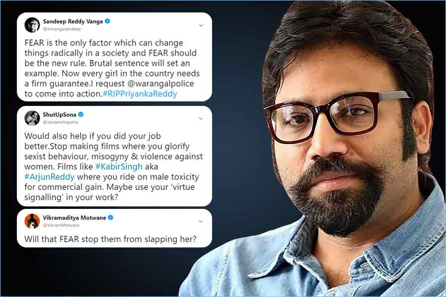 Kabir Singh and Arjun Reddy director Sandeep Reddy Vanga took to Twitter to express Kabir Singh and Arjun Reddy director Sandeep Reddy Vanga took to Twitter to express