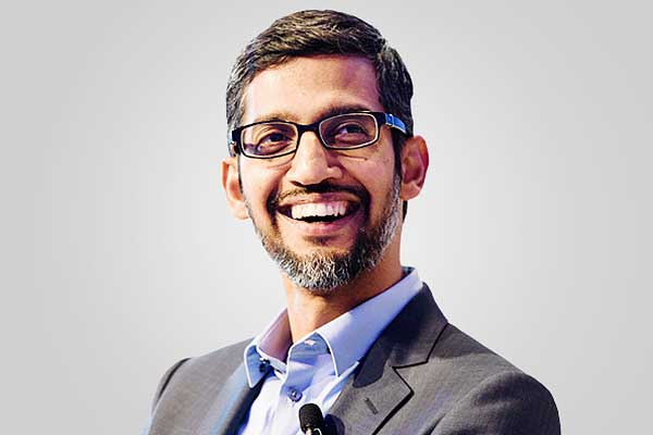 Promotion of Sundar Pichai, CEO of Alphabet, Google's parent company Promotion of Sundar Pichai, CEO of Alphabet, Google's parent company