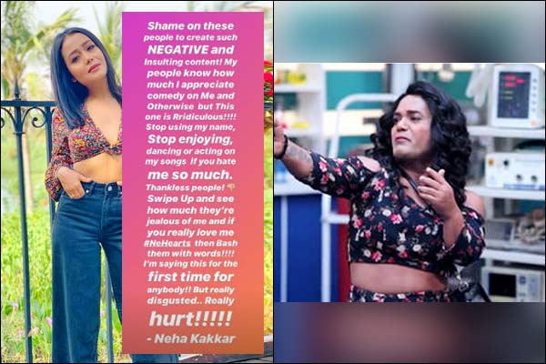 Neha Kakkar slams Gaurav Gera and Kiku Sharda's comic act based on her Neha Kakkar slams Gaurav Gera and Kiku Sharda's comic act based on her