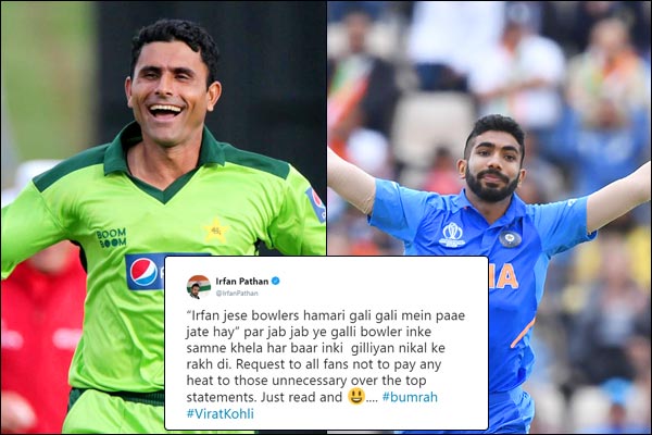 Irfan Pathan's response to Abdul Razzaq's 'baby bowler' remark Irfan Pathan's response to Abdul Razzaq's 'baby bowler' remark