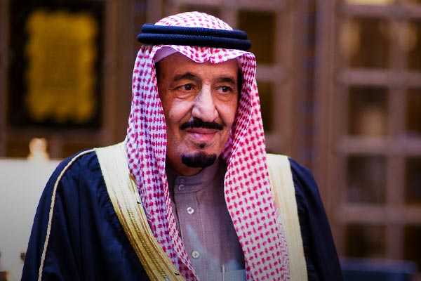 The king of Saudi Arabia Salman bin Abdulaziz Al called US President Donald Trump The king of Saudi Arabia Salman bin Abdulaziz Al called US President Donald Trump