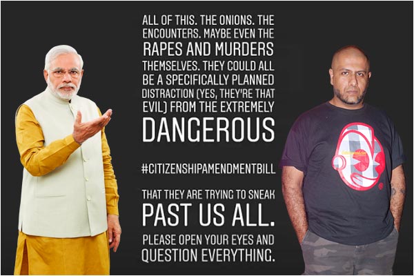 Hyderabad rape a smoke-screen by Modi govt to distract people from Citizenship Bill Hyderabad rape a smoke-screen by Modi govt to distract people from Citizenship Bill