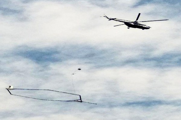 Survey carried out on Wednesday from Air Force MI-17 at Kullu and Manali Survey carried out on Wednesday from Air Force MI-17 at Kullu and Manali