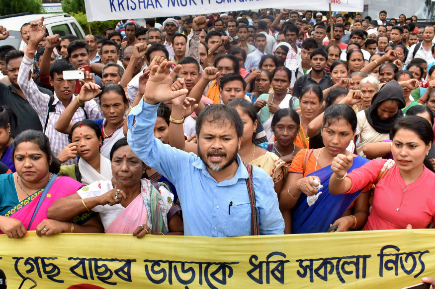 Akhil Gogoi arrested in Assam amidst violent protests over CAB Akhil Gogoi arrested in Assam amidst violent protests over CAB
