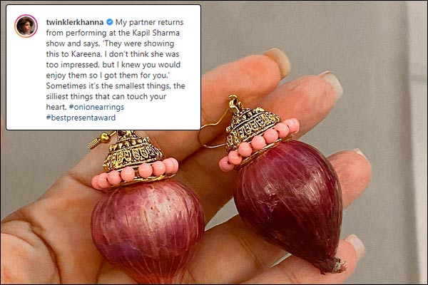Akshay gifts onion airlift to wife twinkle Khanna Akshay gifts onion airlift to wife twinkle Khanna