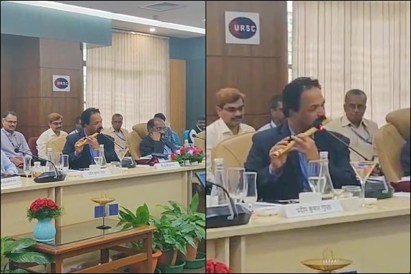 Parliamentary Committee meeting ends with ISRO official playing the flute Parliamentary Committee meeting ends with ISRO official playing the flute