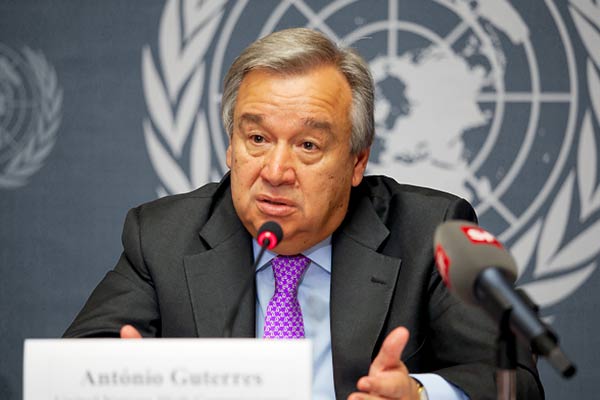 General Antonio Guterres says world cannot afford another Gulf war General Antonio Guterres says world cannot afford another Gulf war