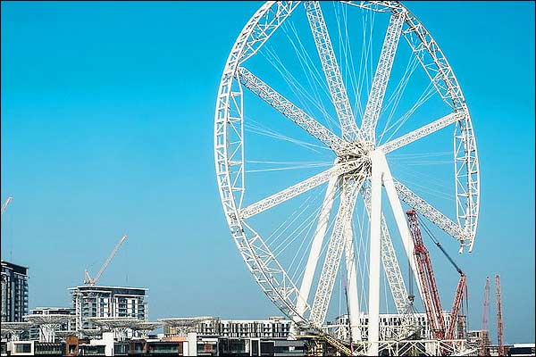 world Largest Swing is Constructing in Bluewaters Island in Dubai world Largest Swing is Constructing in Bluewaters Island in Dubai