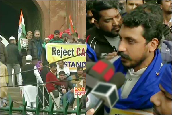 Alka also arrives with Chandrashekhar in anti CAA protest at Jama Masjid Alka also arrives with Chandrashekhar in anti CAA protest at Jama Masjid