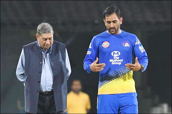 N Srinivasan said No doubt MS Dhoni will be retained by Chennai Super Kings for IPL 2021 N Srinivasan said No doubt MS Dhoni will be retained by Chennai Super Kings for IPL 2021