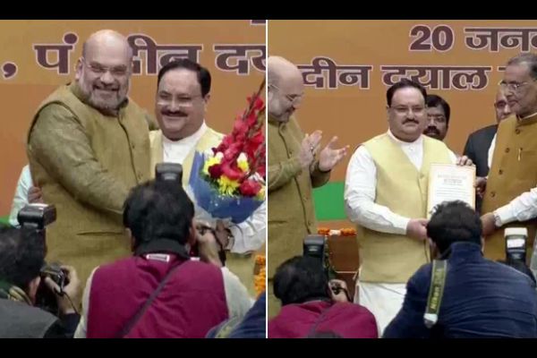 JP Nadda Elected Unopposed As BJP Chief JP Nadda Elected Unopposed As BJP Chief