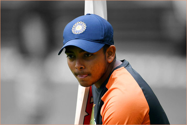 Prithvi Shaw Named In India Squad For New Zealand ODIs Prithvi Shaw Named In India Squad For New Zealand ODIs