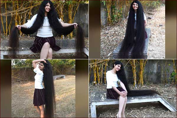 Meet The Gujarat Teen Who Set A World Record With Hair Over 6 Feet Long Meet The Gujarat Teen Who Set A World Record With Hair Over 6 Feet Long