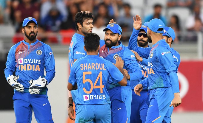 India beat NZ by 6 wickets, record their 3rd highest successful T20I run chase, takes 1-0 lead India beat NZ by 6 wickets, record their 3rd highest successful T20I run chase, takes 1-0 lead