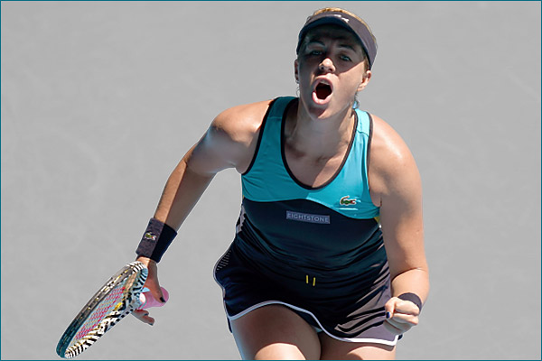 Australian Open Anastasia and 18-year-old Inga Switek win today Australian Open Anastasia and 18-year-old Inga Switek win today
