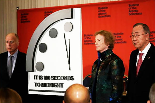 Doomsday Clock again indicates nuclear war and climate crisis Doomsday Clock again indicates nuclear war and climate crisis