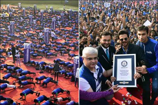 On Republic Day over 2400 take plank challenge in Mumbai and create Guinness World Record On Republic Day over 2400 take plank challenge in Mumbai and create Guinness World Record