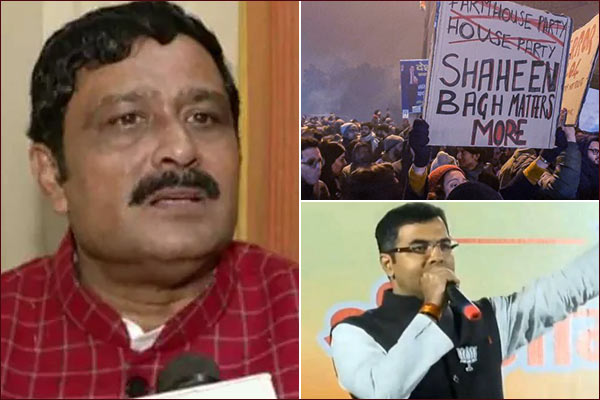 BJP has announced that Shaheen Bagh will be cleared in one hour once BJP comes to power in Delhi BJP has announced that Shaheen Bagh will be cleared in one hour once BJP comes to power in Delhi