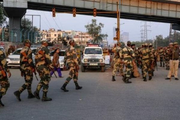 Deployment of RAF and BSF in Shaheenbagh in view of continuous firing and elections Deployment of RAF and BSF in Shaheenbagh in view of continuous firing and elections