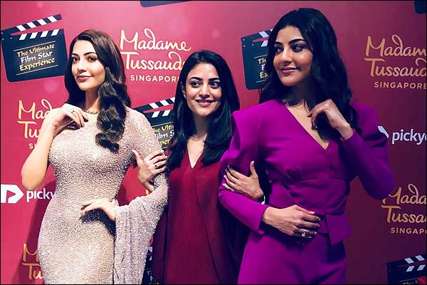 Kajal Aggarwal emerged as first South Indian actress to get wax statue at Madame Tussauds Kajal Aggarwal emerged as first South Indian actress to get wax statue at Madame Tussauds