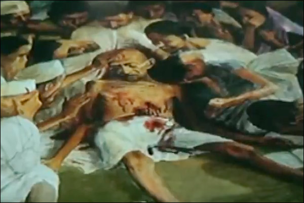 picture of Gandhi assassination on the cover of the budget created an uproar picture of Gandhi assassination on the cover of the budget created an uproar