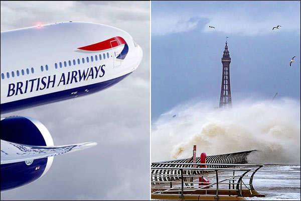 Floods and travel disruption as UK hit by severe gales Floods and travel disruption as UK hit by severe gales
