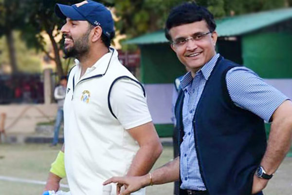 Yuvraj Singh trolls Sourav Ganguly over Instagram photo Yuvraj Singh trolls Sourav Ganguly over Instagram photo
