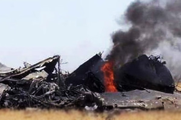 Saudi-led coalition warplane crashes Saudi-led coalition warplane crashes