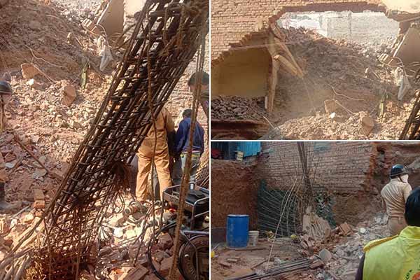 An under-construction building collapses in Delhi&rsquos CR Park, one dead An under-construction building collapses in Delhi&rsquos CR Park, one dead