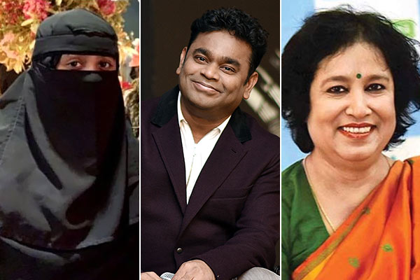 Taslima Nasreen feel suffocated when sees AR Rahman daughter Khatija in burqa Taslima Nasreen feel suffocated when sees AR Rahman daughter Khatija in burqa
