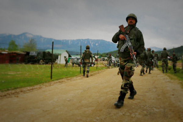 Security forces gun down three militants in Jammu and Kashmir Security forces gun down three militants in Jammu and Kashmir