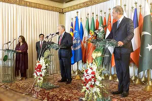UN Secretary General arrives in Pakistan, raises concerns about Indian Muslims UN Secretary General arrives in Pakistan, raises concerns about Indian Muslims