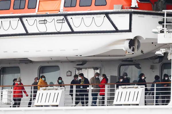 Condition of 8 Coronavirus infected Indians on quarantined cruise ship improving Condition of 8 Coronavirus infected Indians on quarantined cruise ship improving