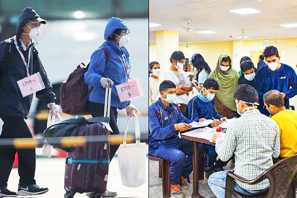 All the students who returned from Wuhan were kept in ITBP military center of Manesar All the students who returned from Wuhan were kept in ITBP military center of Manesar