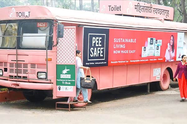 Portable Toilets on Solar-Powered Buses are Giving Pune Women a Safe Space Portable Toilets on Solar-Powered Buses are Giving Pune Women a Safe Space