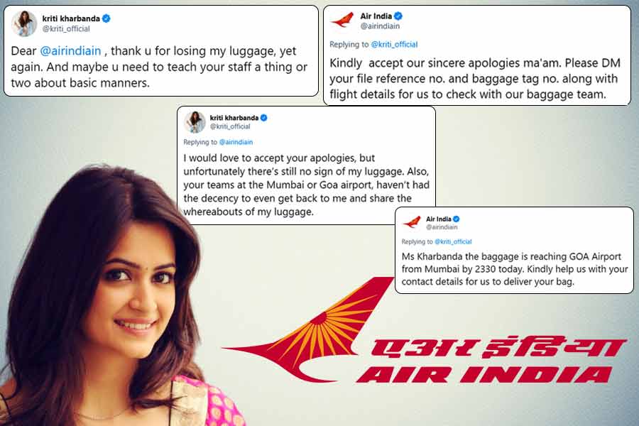 The actress gets angry with Air India says Teach manners to your staff The actress gets angry with Air India says Teach manners to your staff